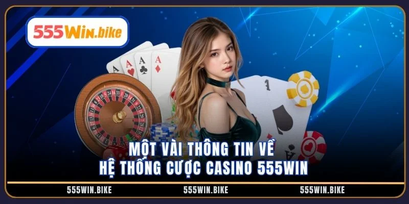 Một vài thông tin về hệ thống cược casino 555win